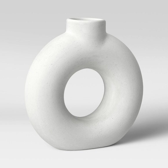Project 62 Accents Project 62 Donut White Vase Ceramic Nwt Poshmark